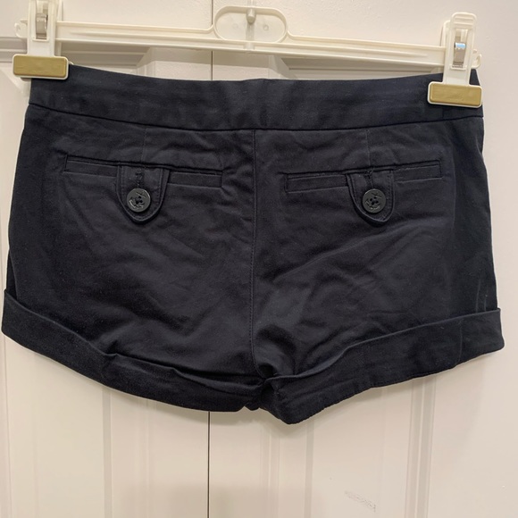 Talula (Aritzia) black nautical themed shorts - Picture 2 of 3